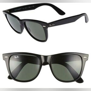 RayBan Wayfarer Classic Black Lenses Black Frame RB2140 New Women - Men